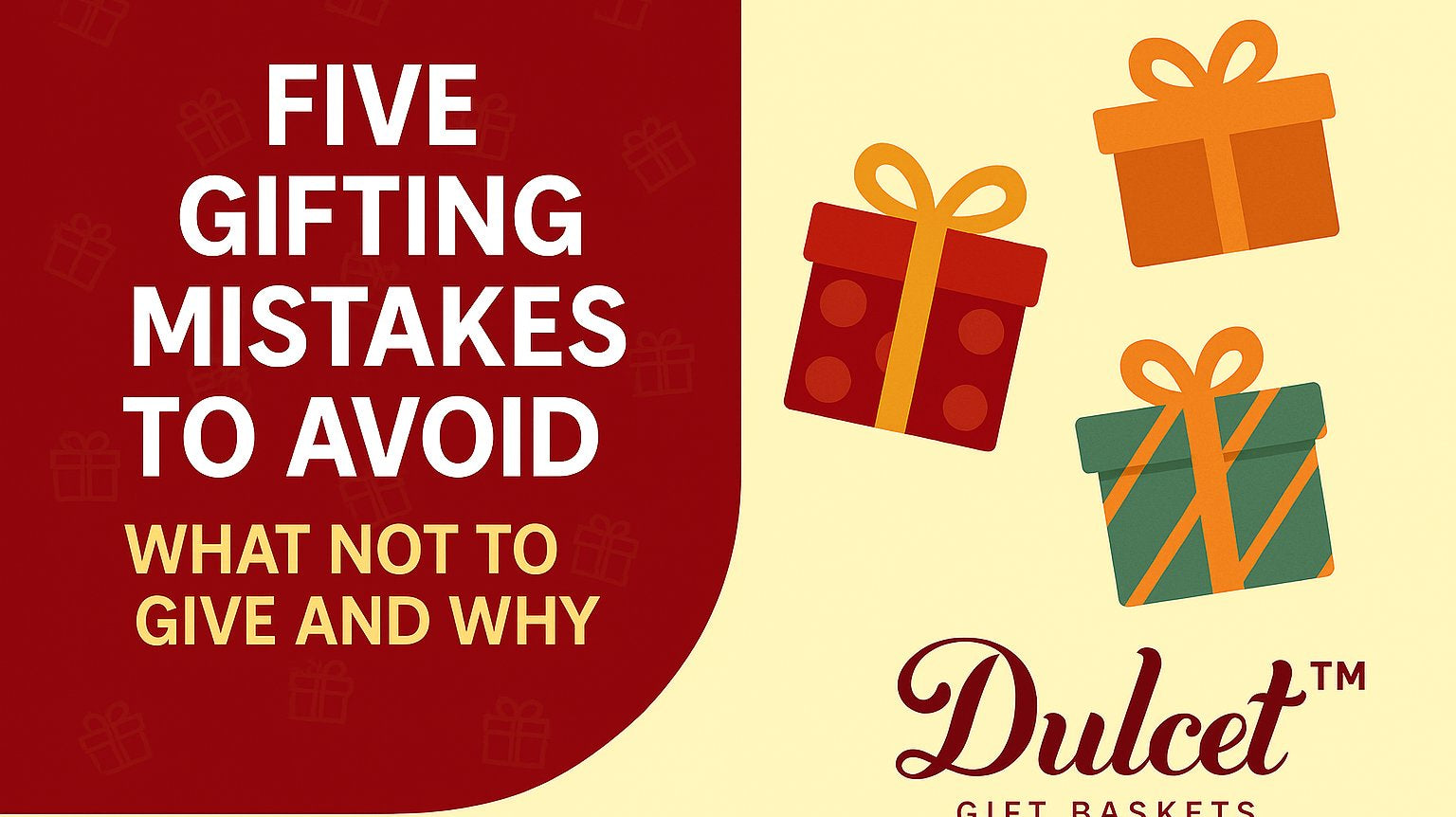 Five Gifting Mistakes to Avoid What Not to Give and Why