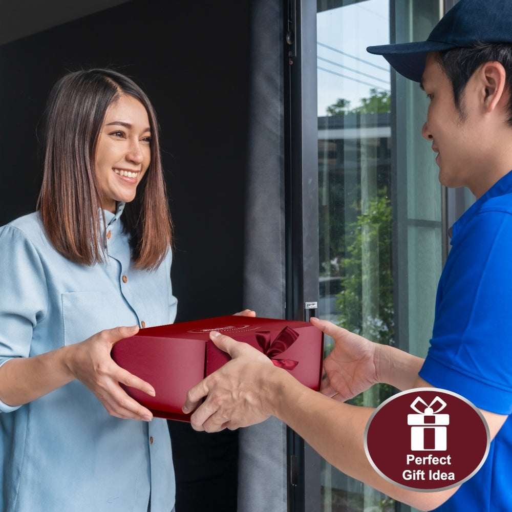 Red Velvet Favorite Crumb Cake - Dulcet Gift Baskets