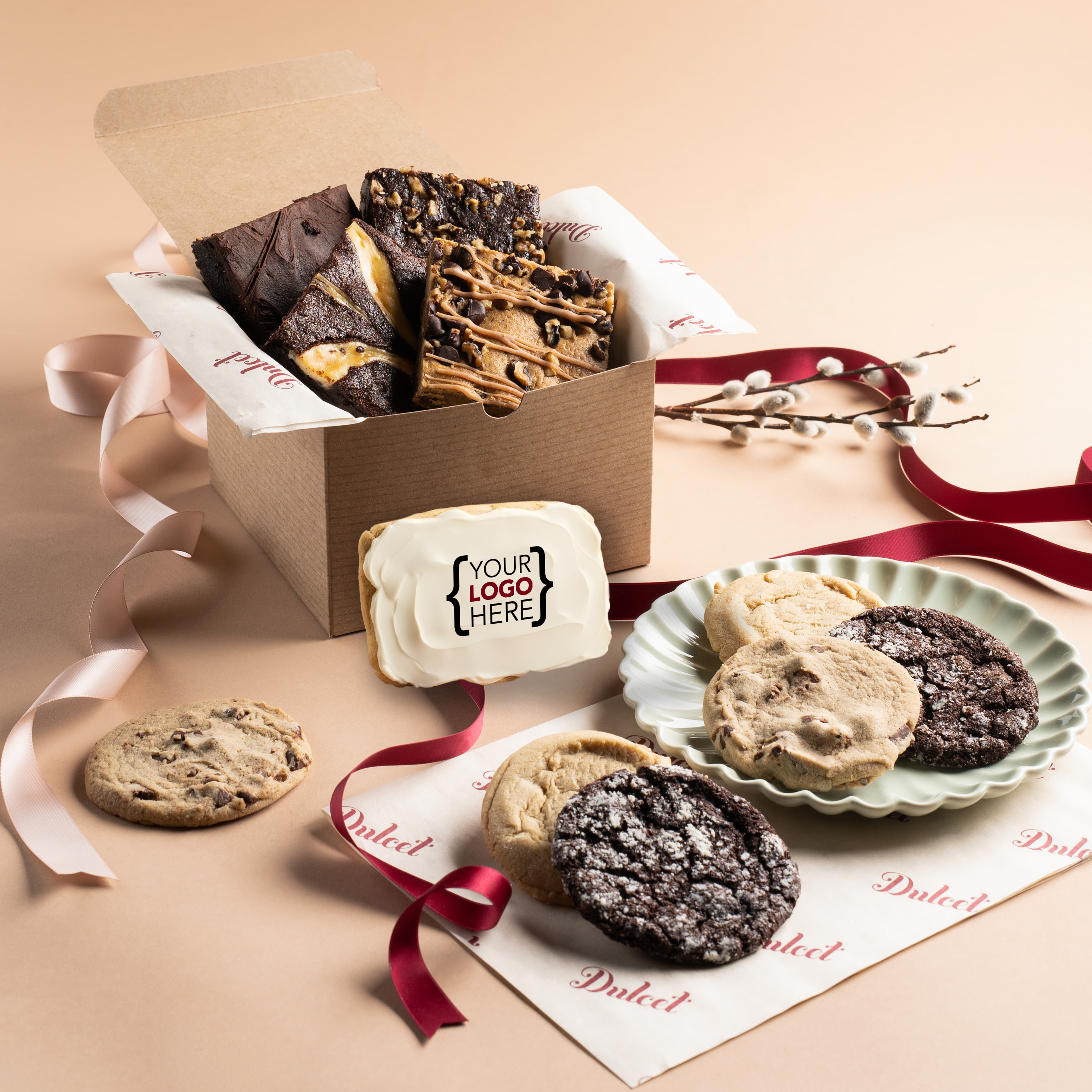 Custom Cookie and Brownie Gift Box