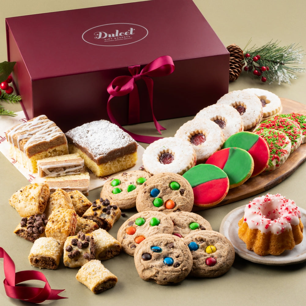 詰め合わせ　大量お菓子セット！ワッフル、バウムクーヘン、サンダー、ドーナツ他 Shop Christmas Bakery Cookies and Treats Collection – Dulcet Gift