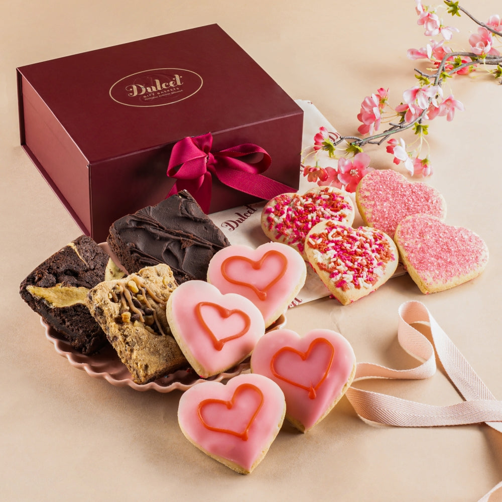Classic Valentines Sweets Gift Basket