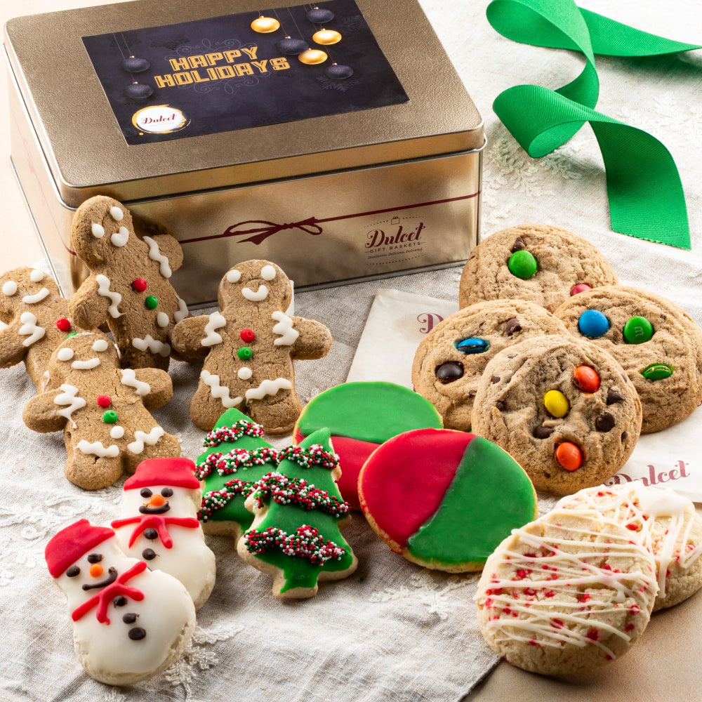 Gingerbread and Peppermint Cookie Assortment