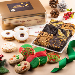 Christmas Cookies and Brownies Sampler Tin