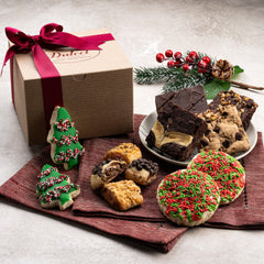 Classic Holiday Festive Kraft Box