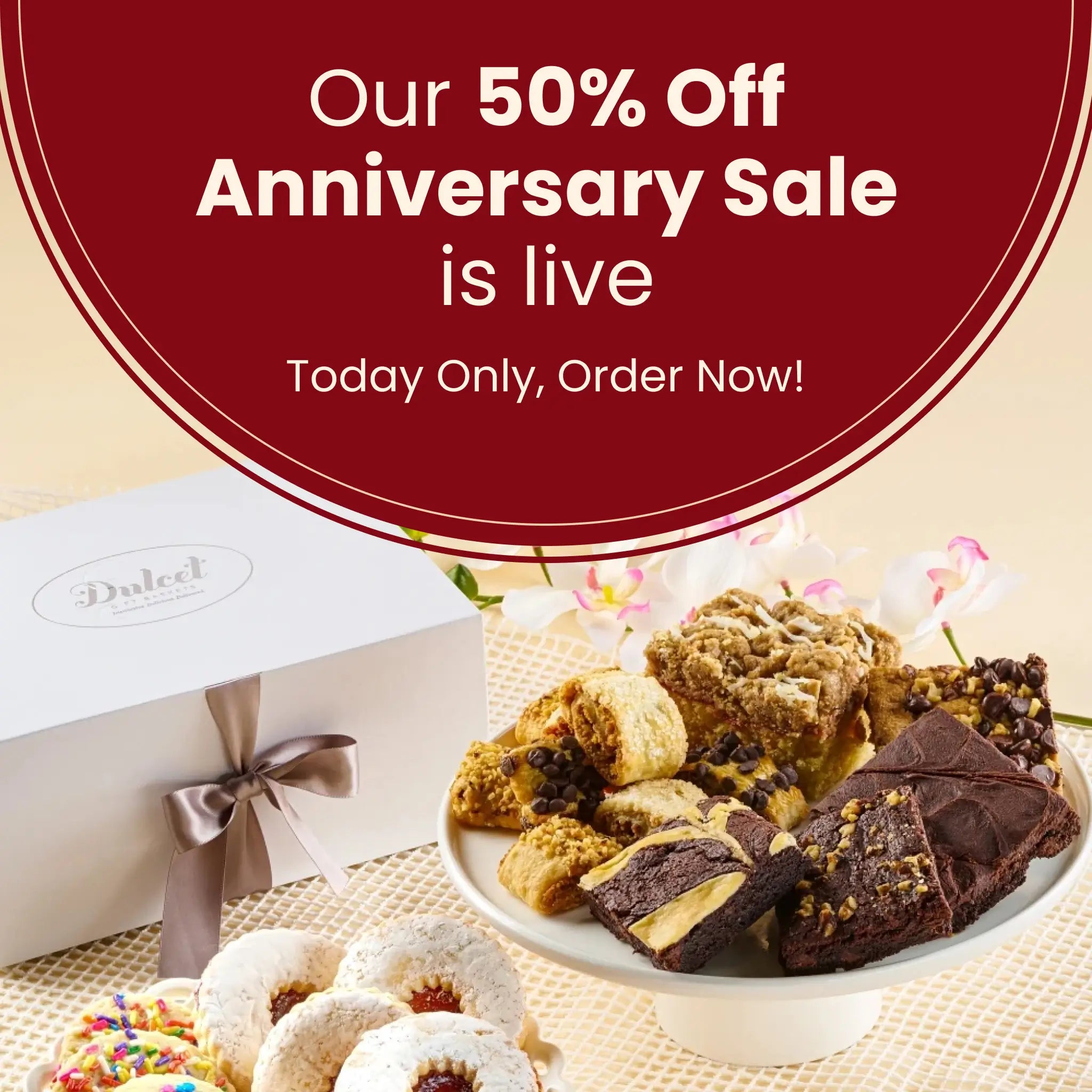 One Day Only! 50% Off
