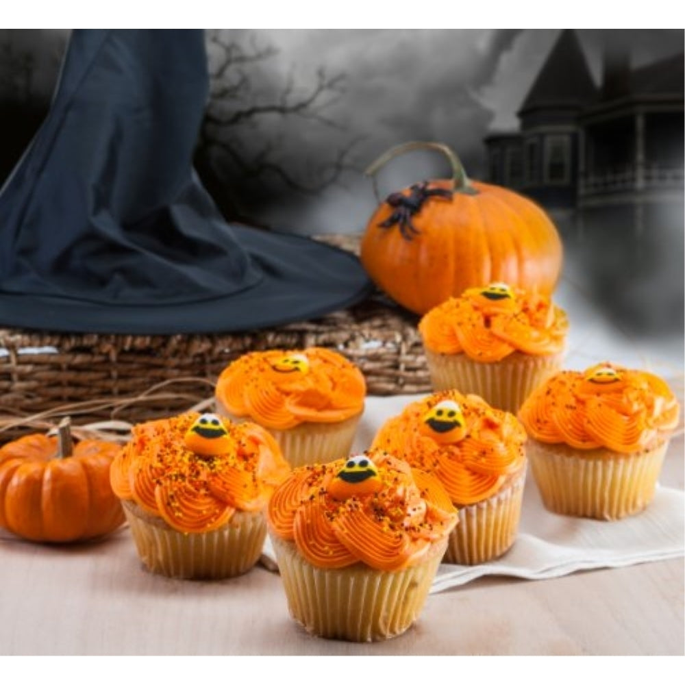 Favorite Haunted Corn Candy Cupcakes