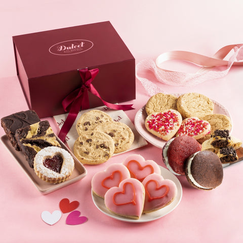 Valentines Lovely Gourmet Gift Basket