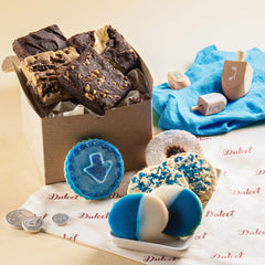 Deluxe Hanukkah Dreidel Cookie Gift Basket