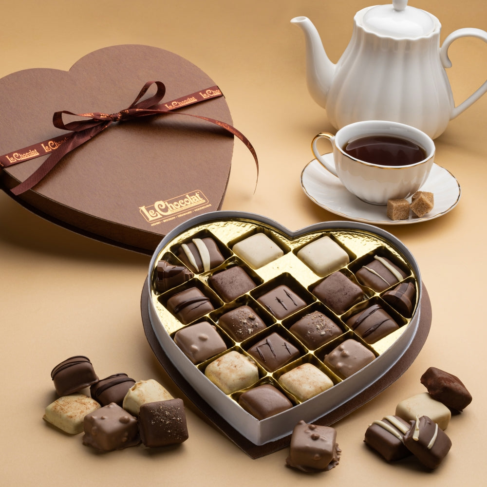 Milk Chocolate Assortment Heart Gift Box