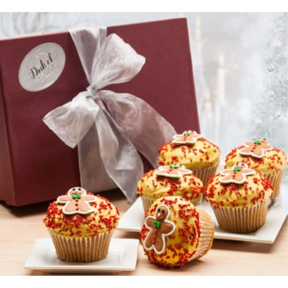 Favorite Gingerbread Holiday Cupcakes - Dulcet Gift Baskets