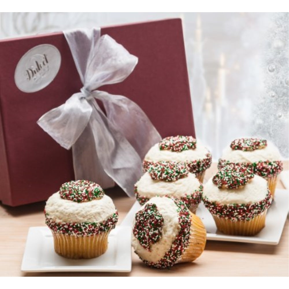 Favorite Christmas Holiday Snowflake Cupcake